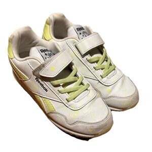 Reebok Peppa Pig Kids White and Light Green Sneakers little kid size 13